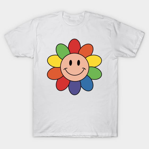 LGBT daisy flower T-Shirt by Flor Volcanica